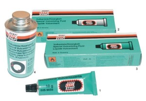 Klej do dętek, płyn wulkanizacyjny w tubce zielony 50 g bezfreonowy 5059142S1