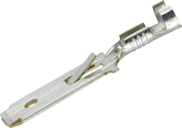 Końcówka przewodu płaska nasadkowa, męska biała 0.5-1mm² 6.3x0.8 mm Ø 6.3 mm op. blister op. 100 szt. Hella 8KW744832003