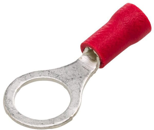 Końcówka przewodu oczkowa, czerwona 0.5-1mm² Ø 8.4 mm Seria A op. blister 50 szt. Hella 8KW744773003