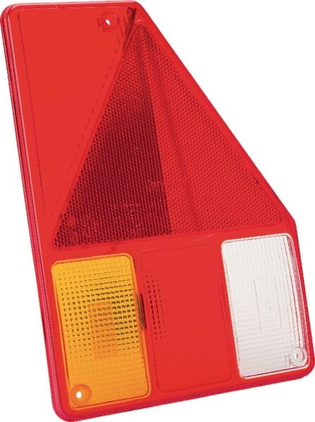 Klosz lampy tylnej, prawy pomarańczowy/czerwony/przezroczysty Aspöck 188442107