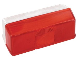 Klosz lampy, lewy/prawy czerwony/przezroczysty Jokon 191057001