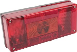 Lampa tylna zespolona, prostokątna 12V czerwona/pomarańczowa przykręcana Midipoint Aspöck 246000007