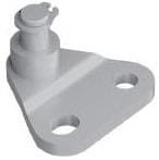 Mocowanie sprężyn gazowych i amortyzatorów CA8268WB