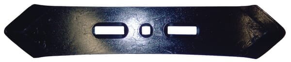 Redliczka 420x80x12 mm obracalna wygięta, 3-otw. uniwersalna CP42080