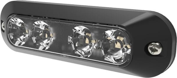 Lampa ostrzegawcza 4 LED 12/24V pomarańczowa ED3704A