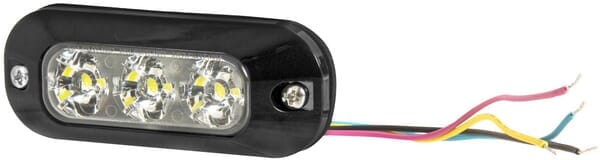 Lampa ostrzegawcza 3 LED 12/24V pomarańczowa ED3703A