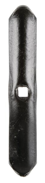 Redliczka 140x25x5 mm obracalna wzmocniona wygięta, 1-otw. pasująca do Rau/Kverneland E19935Z