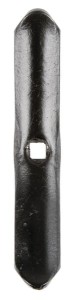 Redliczka 140x25x5 mm obracalna wzmocniona wygięta, 1-otw. pasująca do Rau/Kverneland E19935Z