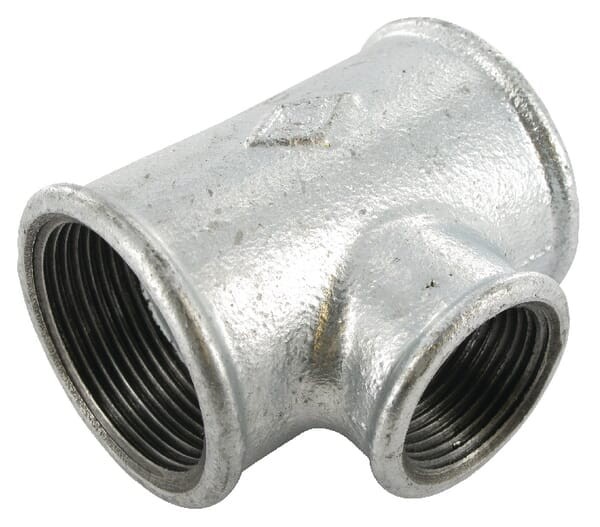 Kształtka rurowa nr 130 trójnik 3 x gwint wew. ocynk, 1 1/2" x 1" FG1301121