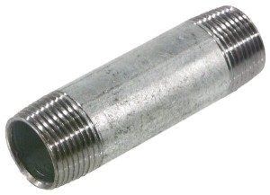 Kształtka rurowa nr 23 złączka rurowa gwint zew./ gwint zew. ocynk, 1 x 300 mm FG231300