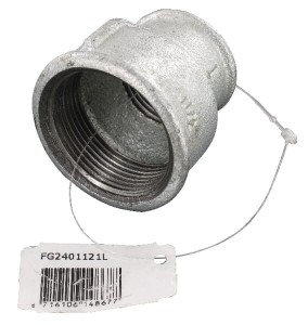 Kształtka rurowa nr 240 zwężka redukcyjna gwint wew. ocynk, 1 1/2" x 1" FG2401121L