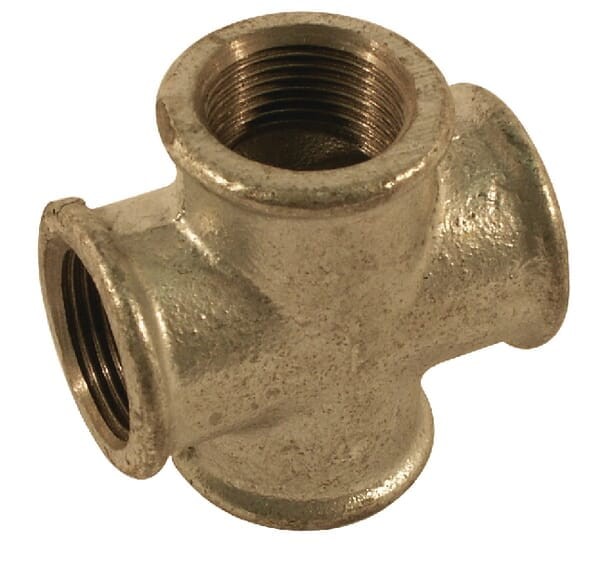 Kształtka rurowa nr 180 kształtka krzyżowa 4 x gwint wew. ocynk, 1/4" FG18014