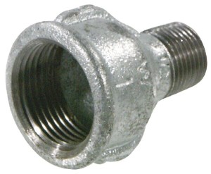 Kształtka rurowa nr 246 zwężka redukcyjna gwint wew./ gwint zew. ocynk, 1 1/2" x 1" FG2461121