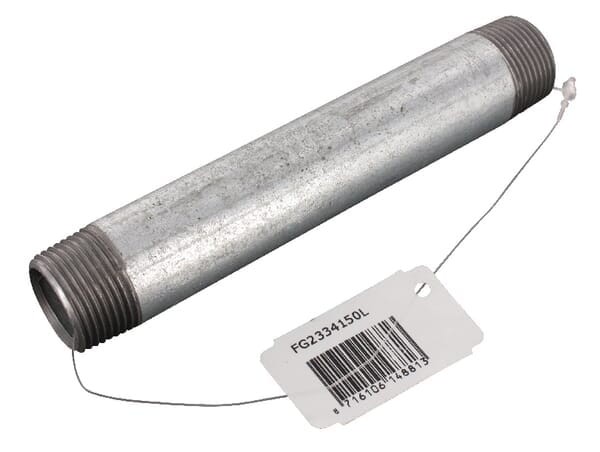 Kształtka rurowa nr 23 złączka rurowa gwint zew./ gwint zew. ocynk, 3/4" x 150 mm FG2334150L