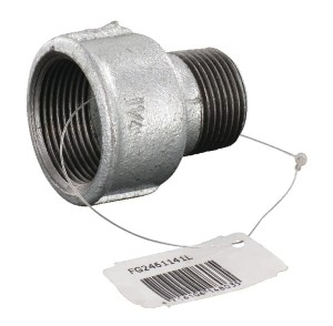 Kształtka rurowa nr 246 zwężka redukcyjna gwint wew./ gwint zew. ocynk, 1 1/4" x 1" FG2461141L