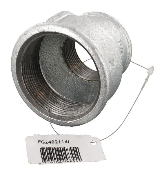 Kształtka rurowa nr 240 zwężka redukcyjna gwint wew. ocynk, 2" x 1 1/4" FG2402114L