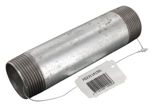 Kształtka rurowa nr 23 złączka rurowa gwint zew./ gwint zew. ocynk, 1 1/4" x 150 mm FG23114150L