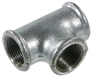 Kształtka rurowa nr 130 trójnik 3 x gwint wew. ocynk, 3" FG1303