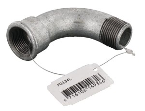 Kształtki rurowe nr 1 kolano 90° gwint wew./ gwint zew. ocynk, 3/4" FG134L