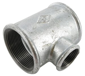 Kształtka rurowa nr 130 trójnik 3 x gwint wew. ocynk, 2" x 1" FG13021