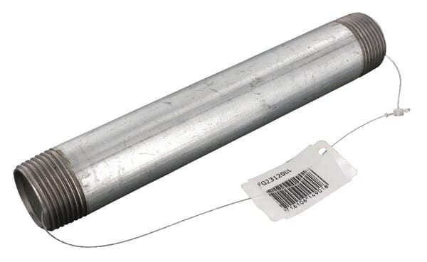 Kształtka rurowa nr 23 złączka rurowa gwint zew./ gwint zew. ocynk, 1" x 200 mm FG231200L