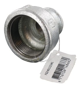 Kształtka rurowa nr 240 zwężka redukcyjna gwint wew. ocynk, 1 1/2" x 3/4" FG24011234L