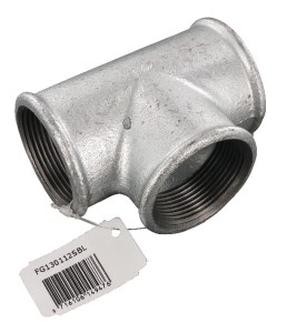 Kształtka rurowa nr 130 trójnik 3 x gwint wew. ocynk, 1 1/2" FG130112SBL