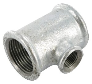 Kształtka rurowa nr 130 trójnik 3 x gwint wew. ocynk, 1" x 3/8" FG130138