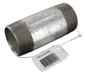 Kształtka rurowa nr 23 złączka rurowa gwint zew./ gwint zew. ocynk,1 1/2" x 100 mm FG23112100L