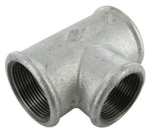 Kształtka rurowa nr 130 trójnik 3 x gwint wew. ocynk, 1 1/2" x 1 1/4" FG130112114