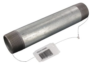 Kształtka rurowa nr 23 złączka rurowa gwint zew./ gwint zew. ocynk, 1 1/4" x 200 mm FG23114200L