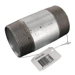 Kształtka rurowa nr 23 złączka rurowa gwint zew./ gwint zew. ocynk, 2" x 100 mm FG232100L