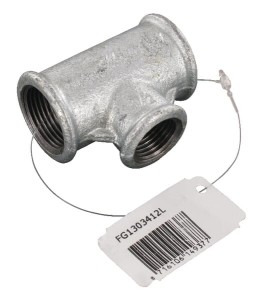 Kształtka rurowa nr 130 trójnik 3 x gwint wew. ocynk, 3/4" x 1/2" FG1303412L