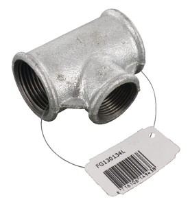Kształtka rurowa nr 130 trójnik 3 x gwint wew. ocynk, 1" x 3/4" FG130134L