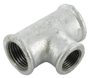 Kształtka rurowa nr 130 trójnik 3 x gwint wew. ocynk, 1/2" x 3/8" FG1301238