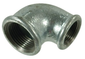 Kształtka rurowa nr 90 zwężka redukcyjna kątowa 90° gwint wew./ gwint wew., 1 1/2" x 1" FG901121