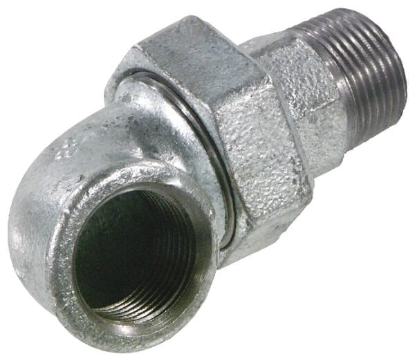 Kształtka rurowa nr 98 złączka kątowa gwint wew./ gwint zew. ocynk, 1 1/2" FG98112