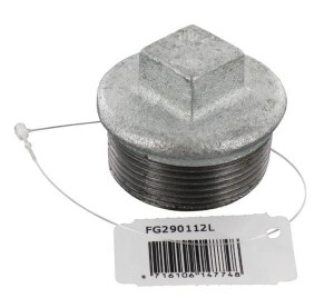 Kształtka rurowa nr 290 zatyczka stożkowa gwint zew. ocynk, 1 1/2" FG290112L