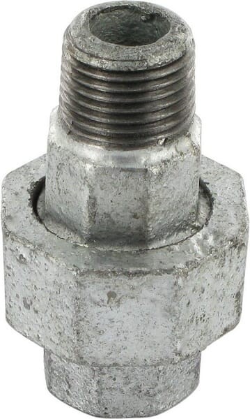 Kształtka rurowa nr 341 złączka gwint wew./ gwint zew. ocynk, 1/2" FG34112