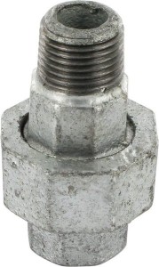 Kształtka rurowa nr 341 złączka gwint wew./ gwint zew. ocynk, 1/2" FG34112