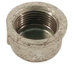 Kształtka rurowa nr 301 zaślepka okrągła gwint wew. ocynk, 1 1/4" FG301114