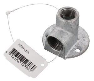 Kształtka rurowa nr 471 złączka kątowa gwint wew./ gwint wew. ocynk, 90° 1/2" FG47112L