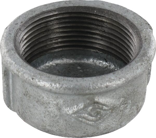 Kształtka rurowa nr 301 zaślepka okrągła gwint wew. ocynk, 1 1/2" FG301112L