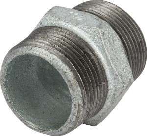 Kształtka rurowa nr 280 złączka dwuwkrętna gwint zew. ocynk, 1 1/4" FG280114