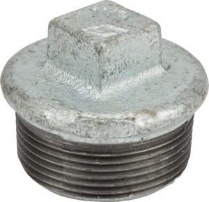 Kształtka rurowa nr 290 zatyczka stożkowa gwint zew. ocynk, 1 1/2" FG290112