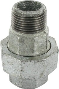 Kształtka rurowa nr 341 złączka gwint wew./ gwint zew. ocynk, 1" FG3411