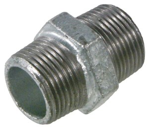 Kształtka rurowa nr 280 złączka dwuwkrętna gwint zew. ocynk, 1 1/2" FG280112
