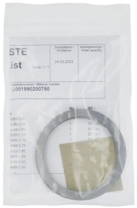 Zestaw podkładek G001990200750