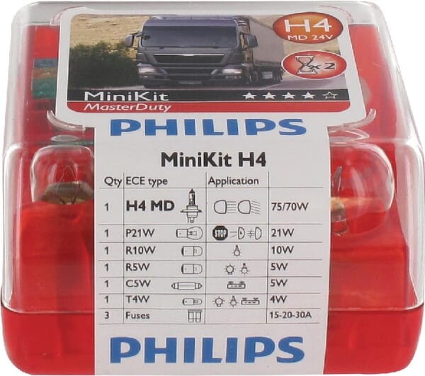 Zestaw żarówek 24V P43t Philips GL55554SKMDKM