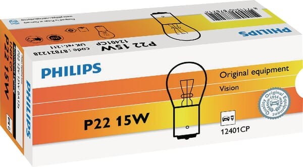Żarówka Conventional 12V 15W SV8.5 Philips GL12401CP